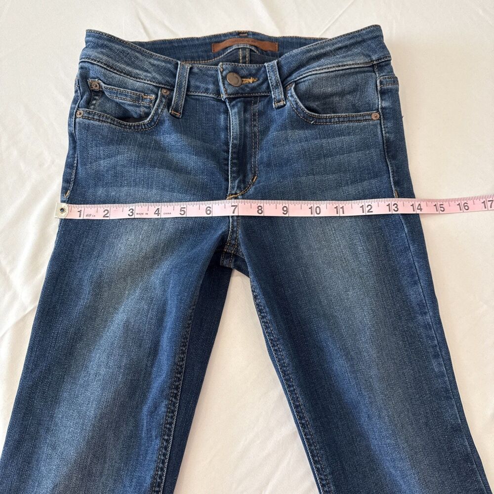 Joes Jeans Womens Sz 26x33 Icon Flare Blue Mid Rise Flawless Boho Y2K 90s Vibes - Picture 8 of 10